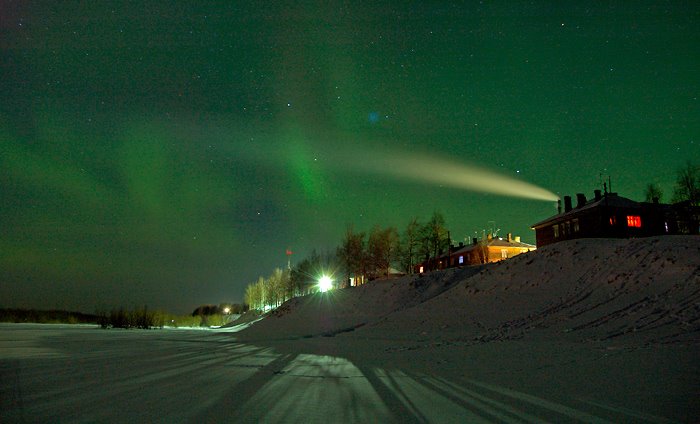 Aurora borealis, Мезень
