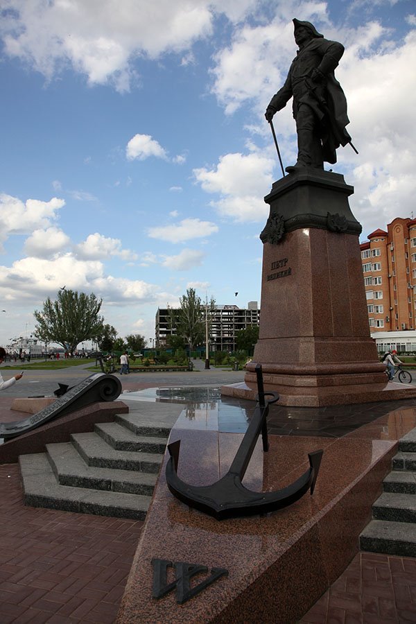 Peter the Great Statue, Astrakhan, Астрахань
