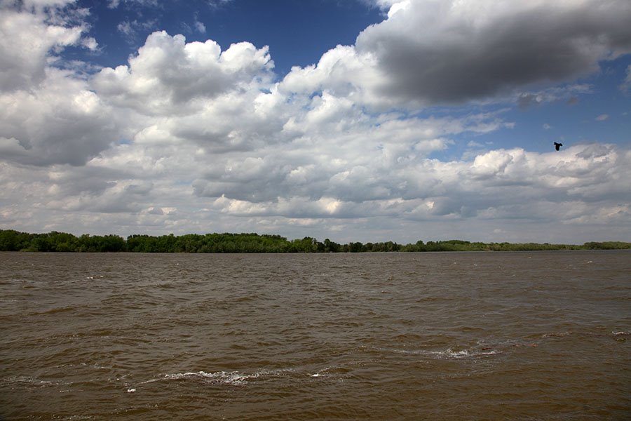 Volga River at Astrakhan, Астрахань