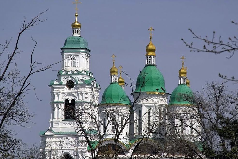 Астрахань. Успенский собор. Вид из Кремля, Астрахань