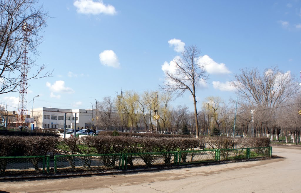 Площадь, почтамт и сквер г. Камызяк, Камызяк