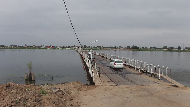 Pontoon Bridge at Krasnyy Yar, Красный Яр