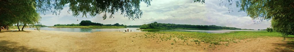 2005 год.    река Ашулук.  Харабали., Харабали
