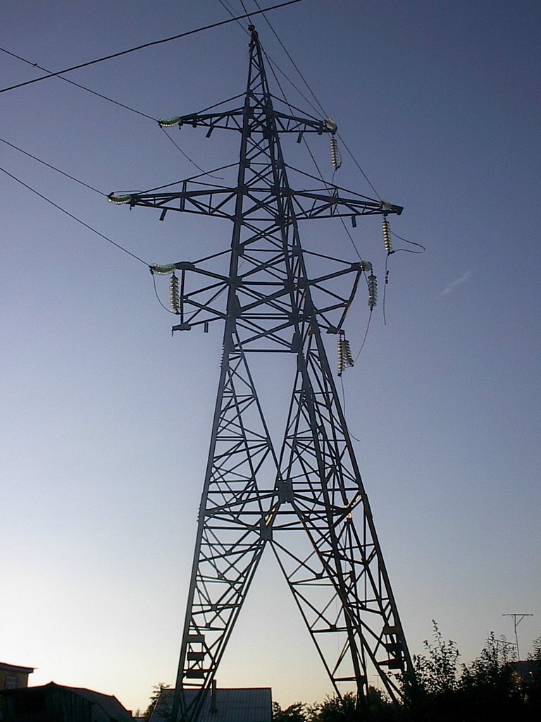 Вышка электропередач, бывшая электростанция(ДРЭС), Дюртюли