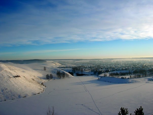 Вид с горы (Зима), Киргиз-Мияки