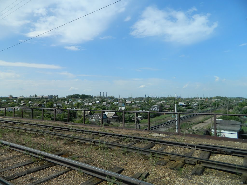 Вид со второго трамвайного моста (Салават), Салават