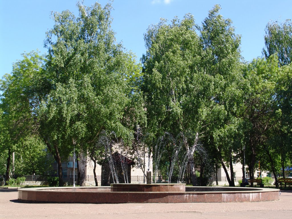 фонтан в парке им. Жукова, Стерлитамак