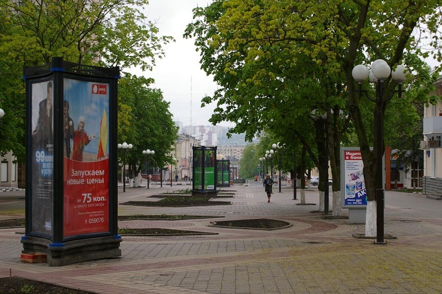 Улица 50-летия Белгородской области / Street of the 50th Anniversary of the Belgorod region (09/05/2007), Белгород