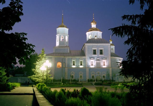 Church @ night, Белгород