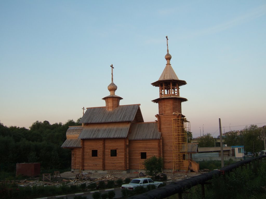 Деревянный храм в честь Благоверной великой княгини Ольги и святой княжны Анастасии, Старый Оскол