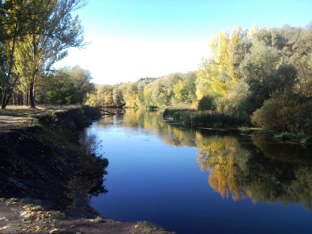 Река Оскол в районе Чернянки, Чернянка