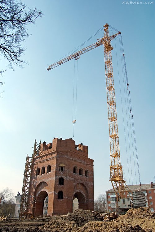 Строительство собора, Брянск