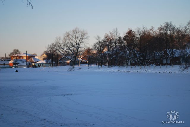 пруд зимой, Новозыбков