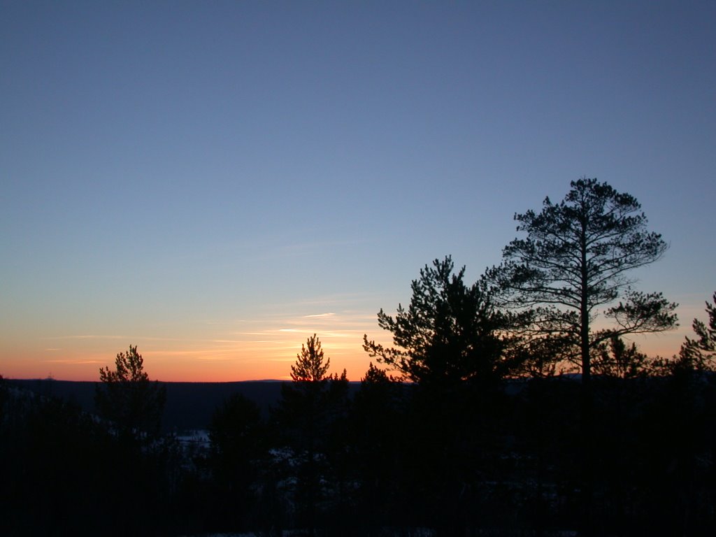 Снято на закате с Белой Горы, Багдарин