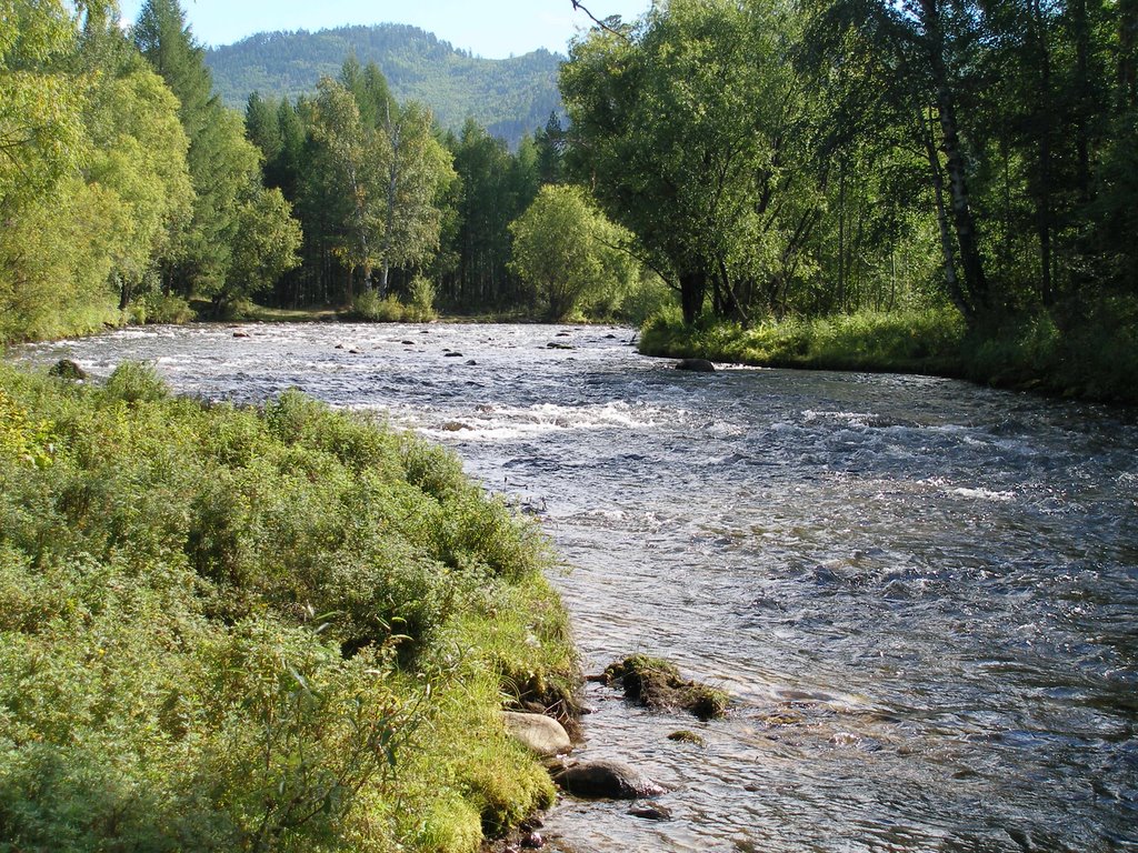 Река Кика у одноименного селения, Илька