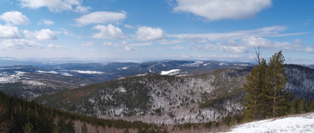 Панорама"Вид с Бабасановской горы", Илька
