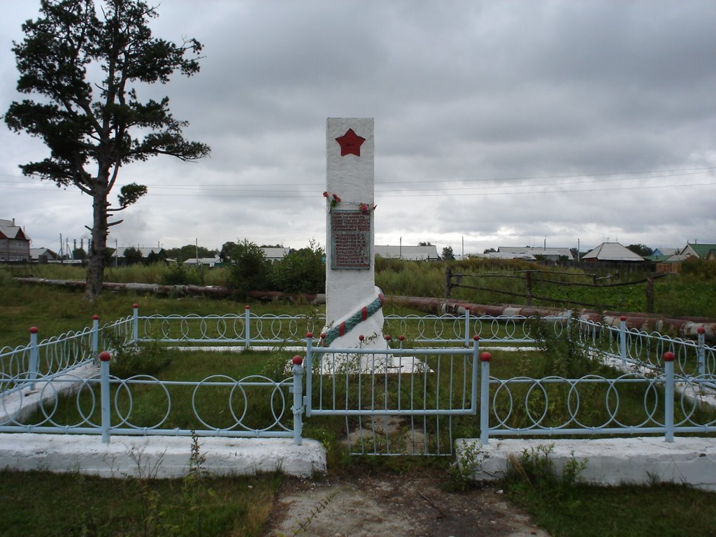 Памятник партизанам, погибшим в годы гражданской войны., Каменск