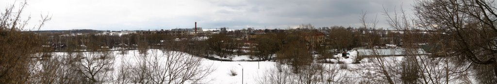 Panorama to Aleksandrov from Sobornaia sq., Александров