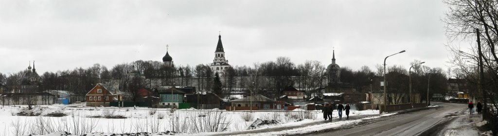 Panorama to Aleksandrovskaia sloboda (Sviato-Uspenskyi monastery), Александров