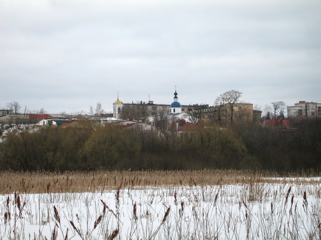View from marshes to Aleksandrov, Александров