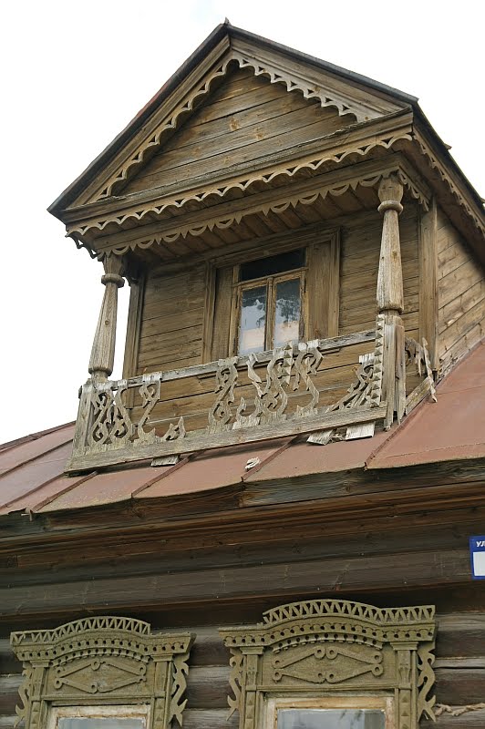 деревянный домик, Гороховец