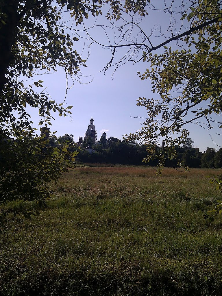 Вид на монастырь Романа Киржачского, август 2012, Киржач