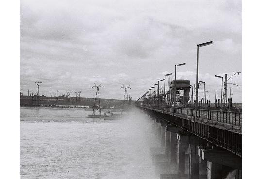 Volgagrad - HydroElectric power Station - Photo - 1969, Кириллов