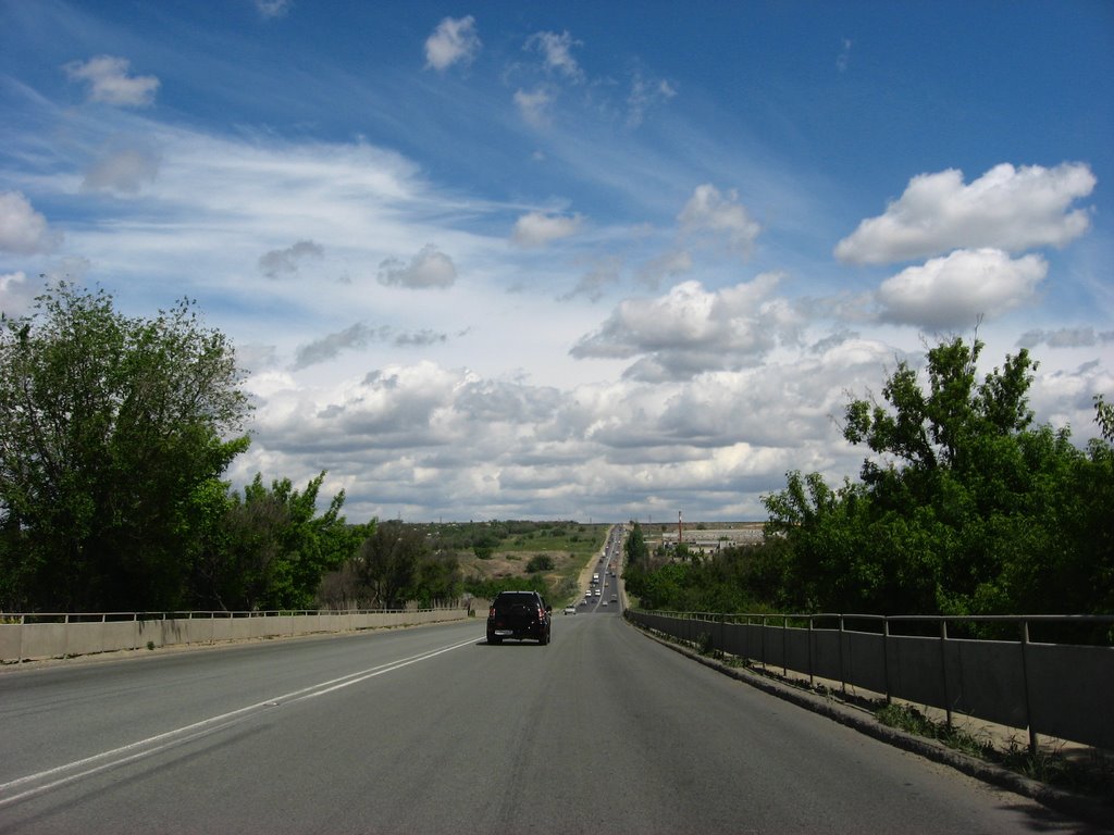 3-я продольная. The third bypass road of Volgograd., Алущевск
