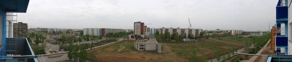 Вид на 25 м/р, Алущевск