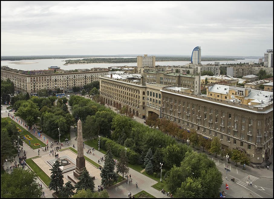 Панорама города Волгограда, Волгоград