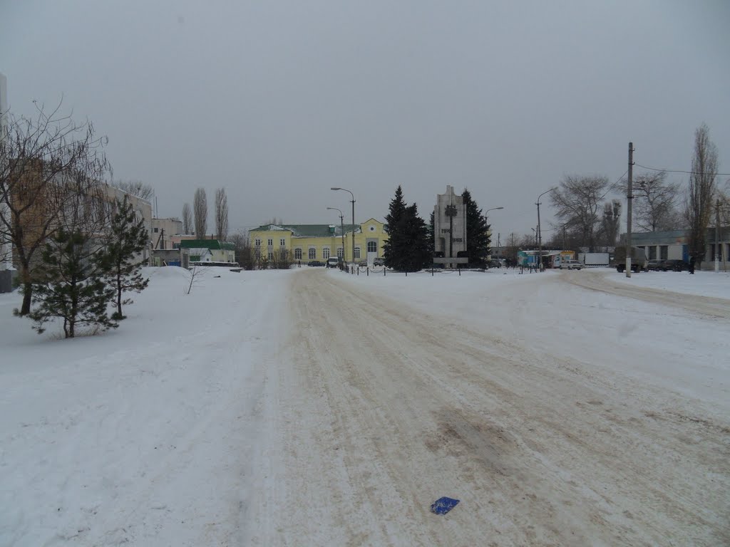 Железнодорожный вокзал станции Филоново (город Новоаннинский) - Волгоградская об