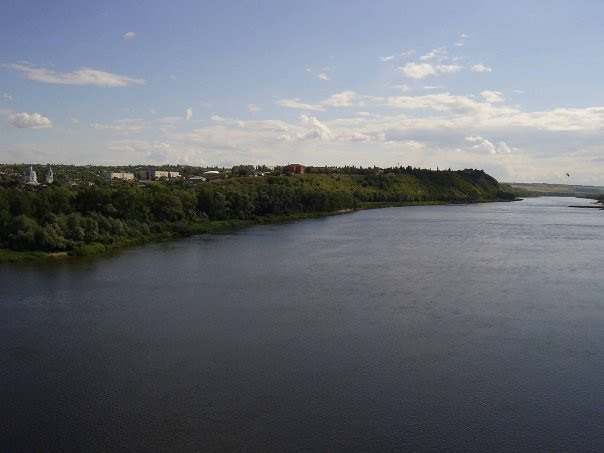 Вид на город с моста над Доном, Серафимович