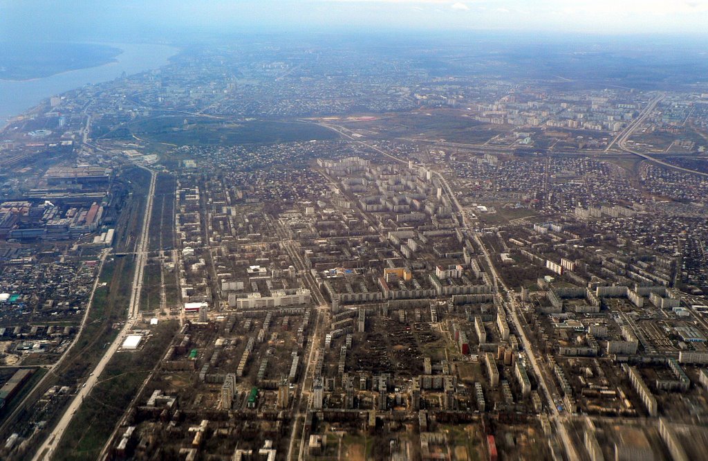 Over Northern Volgograd, Сталинград