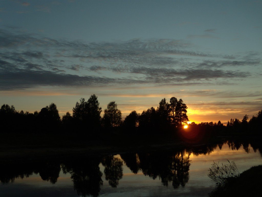 Закат на реке, Бабаево
