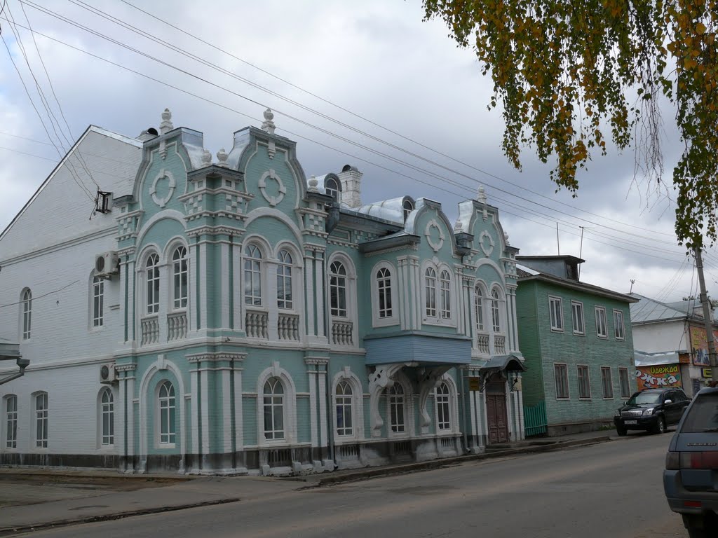 Дом с элементами эклектики на улице Красной (Преображенской). Начало ХХ века., Великий Устюг