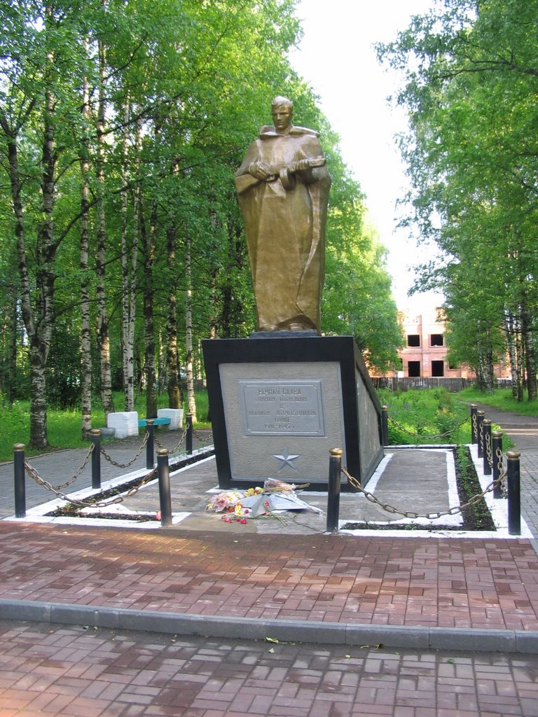 Памятник участникам ВОВ, Вожега