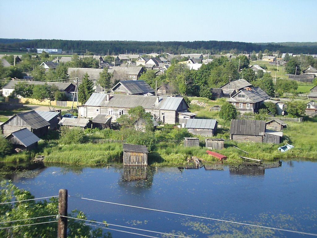 ...village other side of Borovka river, Липин Бор