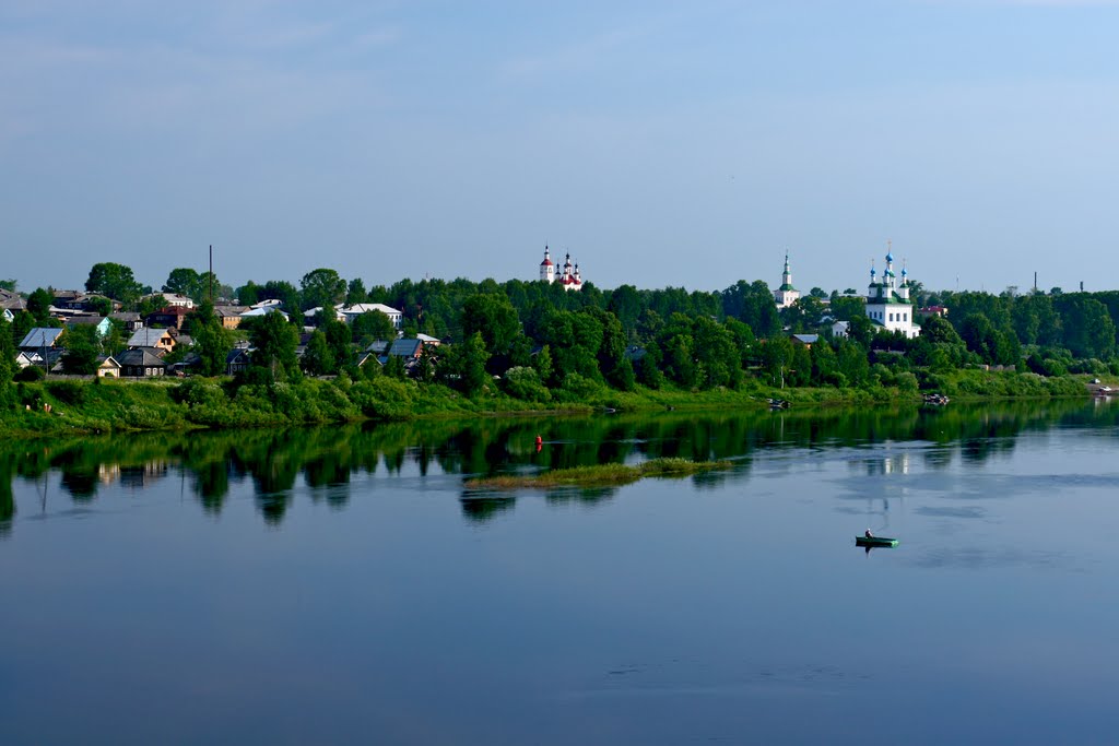 Suhona river, Тотьма