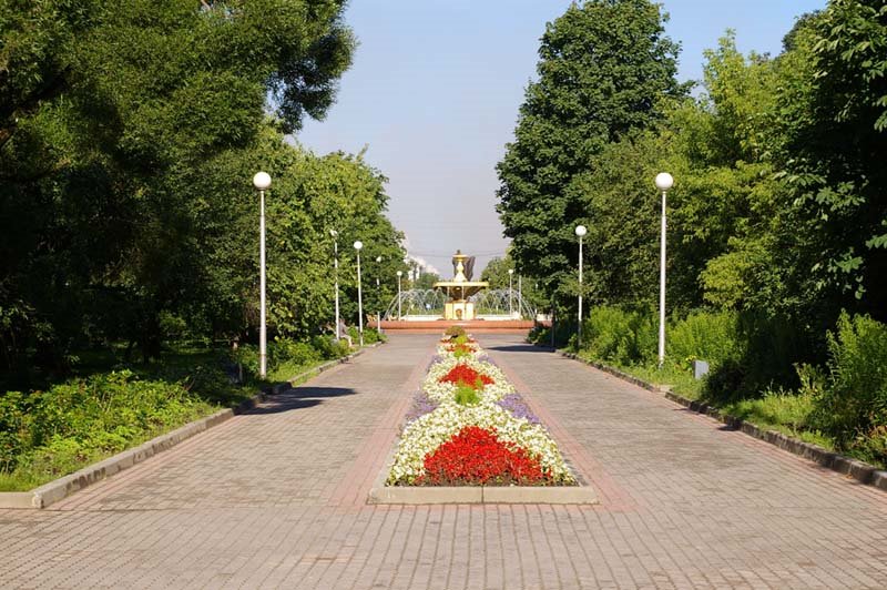 Вид на Комсомольский парк / View of the Komsomol park (22/07/2007), Череповец