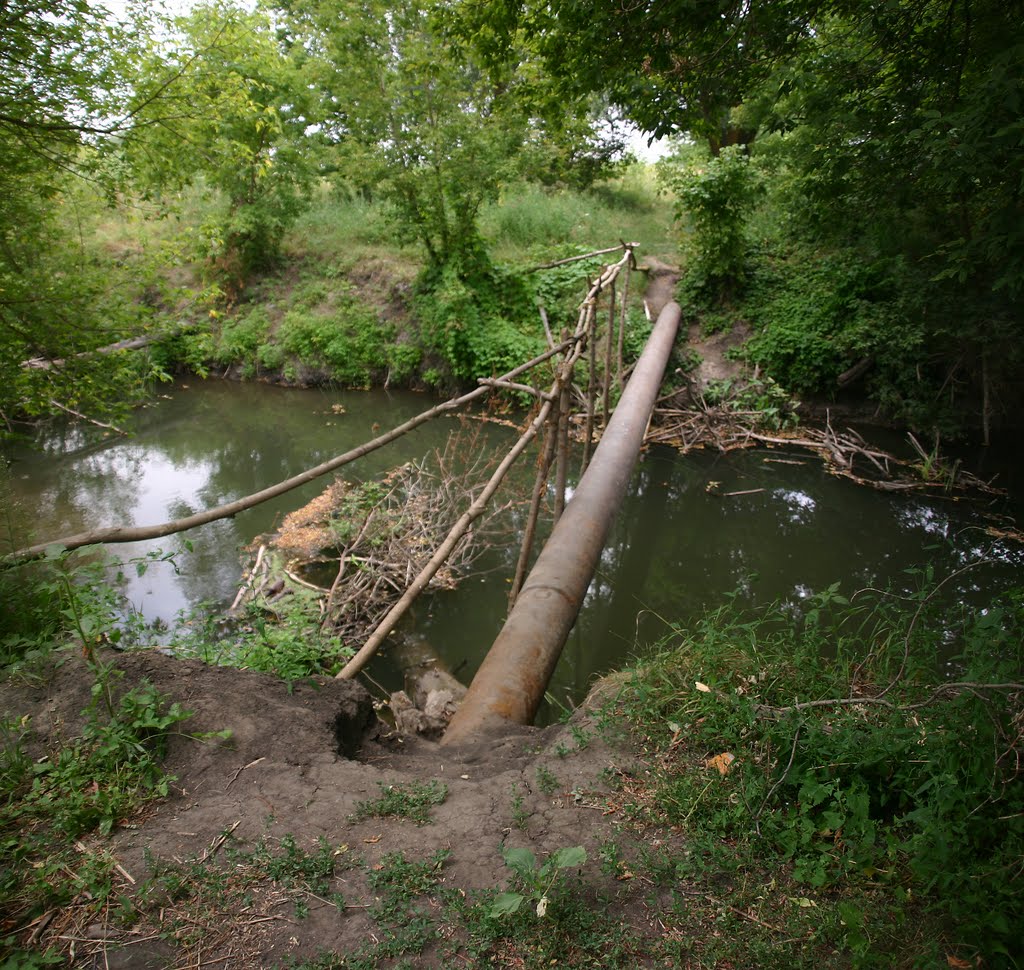 Pipe the-bridge between Djachenkovo and Boguchar, Богучар