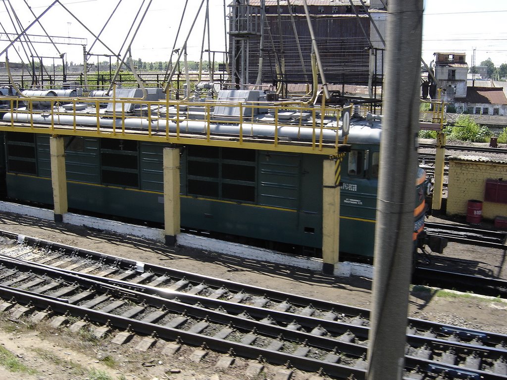 Liski. Electric locomotive VL80 / Лиски. Электровоз ВЛ80, Лиски