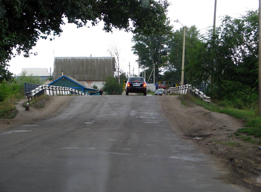 Мост через лог в Давыдовке., Давыдовка
