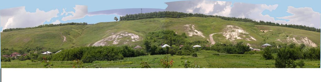гора Пеньковая, вид с ул. Гайдара, Калач