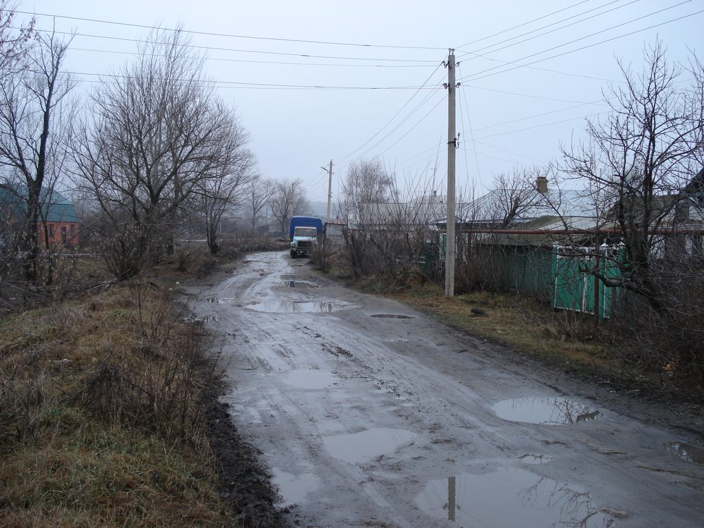 Фото Вид с микрорайона "гора Пеньковая" на здание Заброденской школы в городе Ка