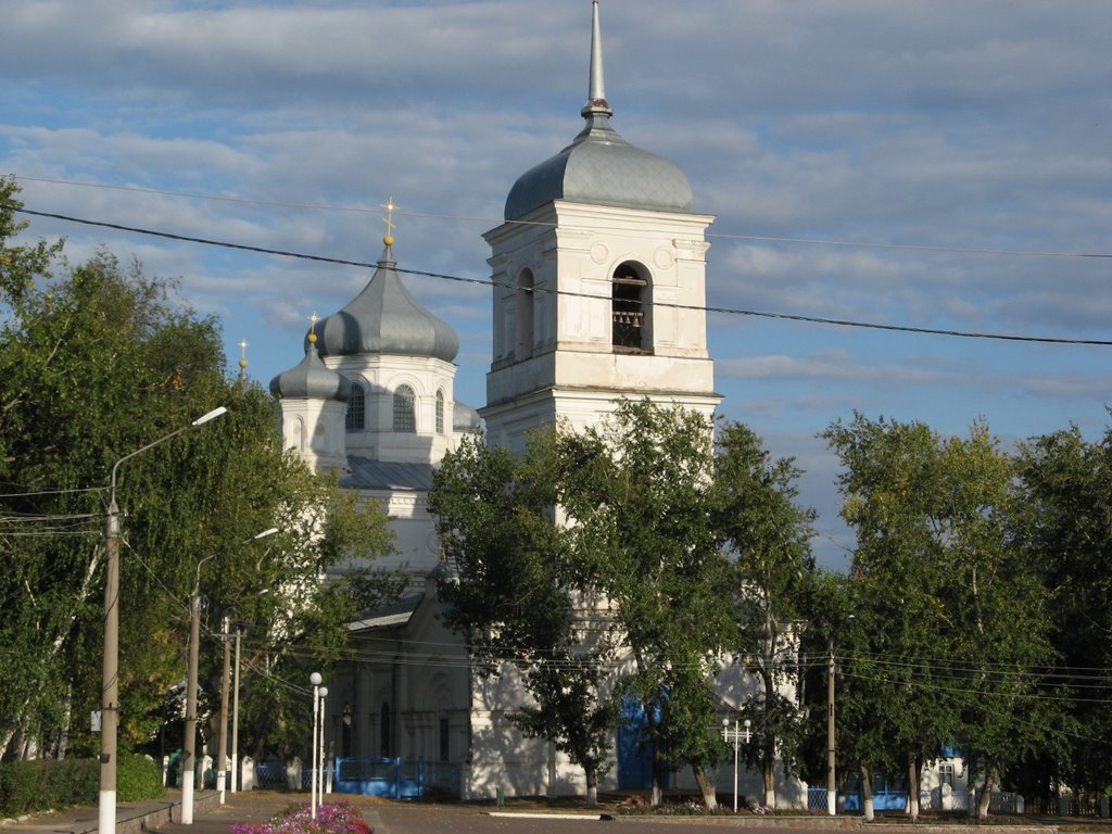 Храм село Репьёвка     . Church in the village Repevka., Репьевка