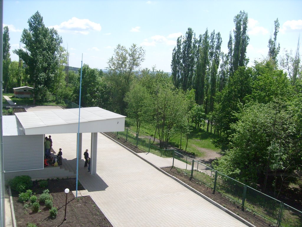 Вид из окна школы, Репьевка