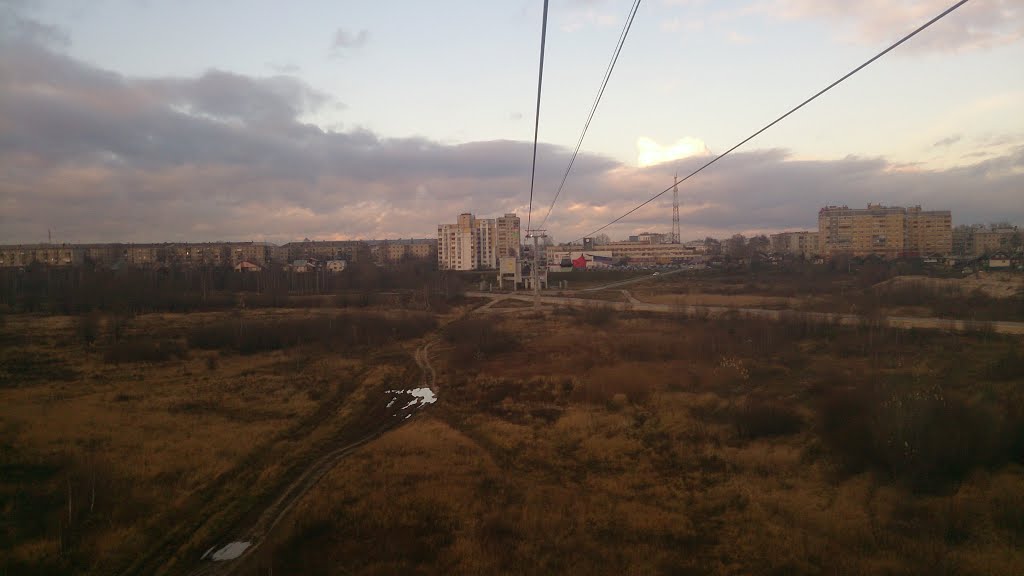 Cable railroad from Bor to Nizhniy Novgorod 2, Бор