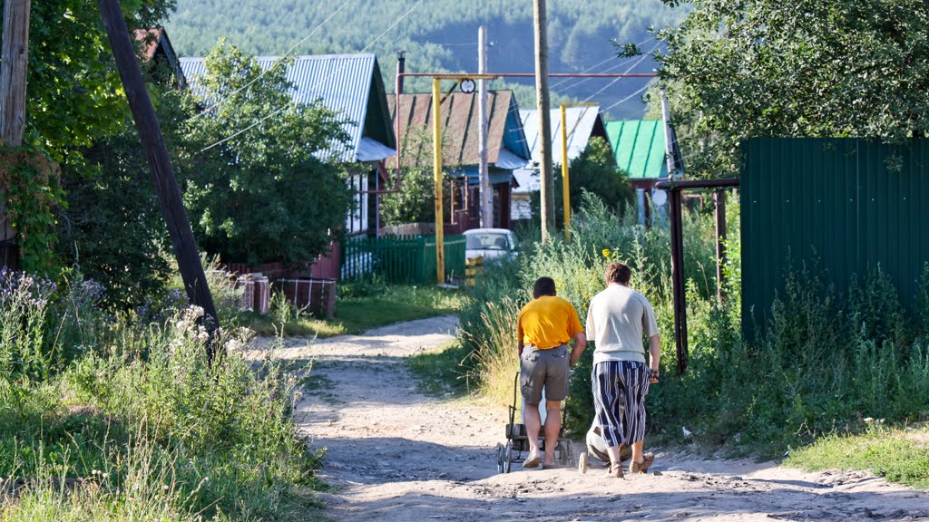 Vacha, russian countryside, Вача