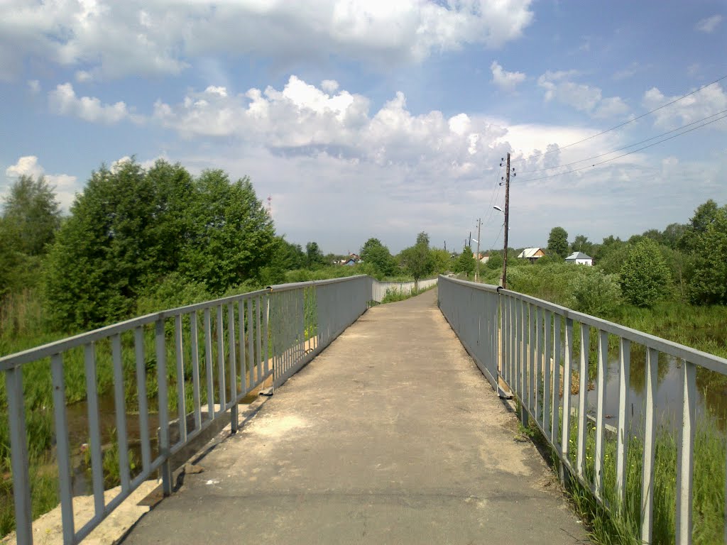 пешеходный мост (08.06.2012), Горбатовка