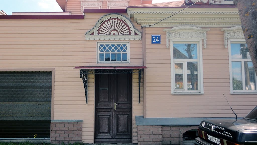 Erhaltenswerte Bauten in der Altstadt von Gorodez, Городец
